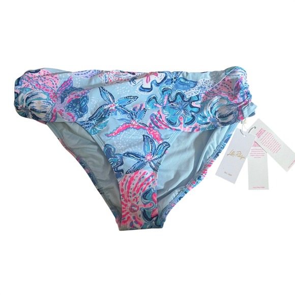 Lilly Pulitzer Other - Lilly Pulitzer Swim  Bikini Lagoon Barong Hipster Bottom Beach Size 14 NWT